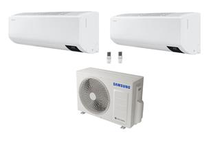 Klima uređaj s 2 unutarnje jedinice (2 + 2 kW) - SAMSUNG WindFree Wi-Fi