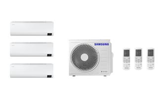 Klima uređaj s 3 unutarnje jedinice (2,5 + 2,5 + 2,5 kW) - SAMSUNG WindFree Comfort Wi-Fi