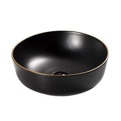 Umivaonik  41,5 cm - EVEREST Black & Gold - crni