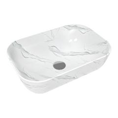 Umivaonik  46,5 cm - CONCEPTO Bell Ovale - sivo bijeli