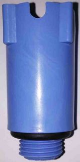 PVC čep za ispitivanje instalacije (tlačnu probu) 1/2" - plavi
