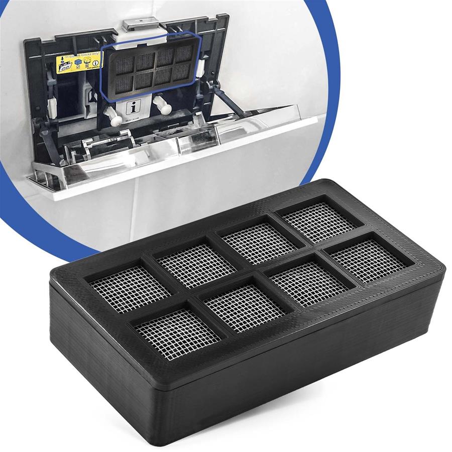 Tipka za aktiviranje vodokotlića - GEBERIT Sigma 40 Square - mat crna, easy clean + filter