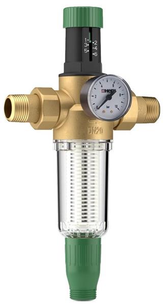 Filter za pitku vodu 3/4", komplet - HERZ - s regulatorom tlaka
