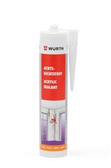 Silikon akrilni 310 ml - WÜRTH, bijeli