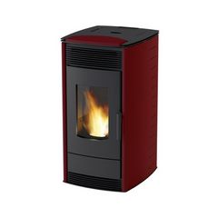 Peć na pelete za centralno grijanje 12 kW - MBS Thermo Pellet - bordo