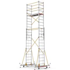 Aluminijska skela  720 cm, pokretna - CAGSAN TeleSafe XL-FP
