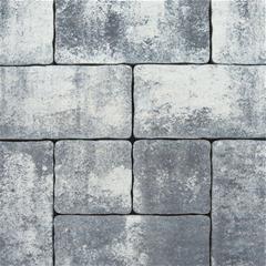 Betonski opločnik 6 cm - kombinirana forma - SEMMELROCK Venetia, sivo crno bijela prošarana