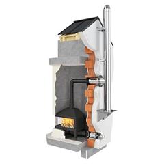 Dimnjak INOX - komplet 6 m, fi 180 mm - DARCO Inox 180