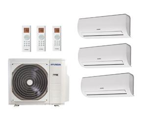 Klima uređaj s 3 unutarnje jedinice (2,6 + 2,6 + 2,6 kW) - HYUNDAI - Wi-Fi