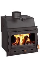 Kamin na drva za centralno grijanje, ugradbeni 18,4 kW - PRITY C W18