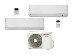 Klima uređaj s 2 unutarnje jedinice (3,3 + 3,3 kW) - TOSHIBA Seiya