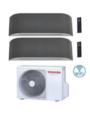 Klima uređaj s 2 unutarnje jedinice (2,5 + 2,5 kW) - TOSHIBA Haori Wi-Fi