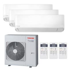 Klima uređaj s 3 unutarnje jedinice (2,5 + 2,5 + 3,3 kW) - TOSHIBA Seiya