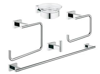 Kupaonska galanterija, komplet - GROHE Essentials Cube Master 5 u 1