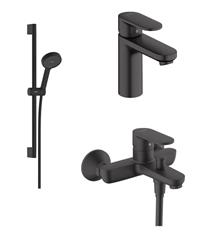 Komplet slavina za kupaonicu - Hansgrohe Vernis Blend - crni
