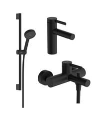 Komplet slavina za kupaonicu - Hansgrohe Zesis - crni