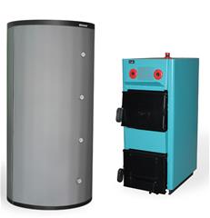Kotao na drva  25 kW - CENTROMETAL EKO-CK P + akumulacijski spremnik CAS 1001