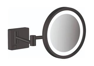 Kozmetičko ogledalo - HANSGROHE AddStoris - LED rasvjeta - crno, minimalno oštećeno