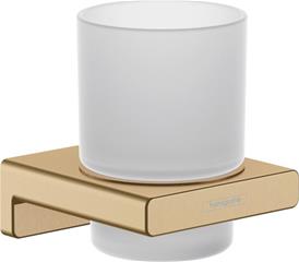 Kupaonska galanterija, čaša za četkice za zube - HANSGROHE AddStoris - brušena bronca
