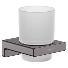 Kupaonska galanterija, čaša za četkice za zube - HANSGROHE AddStoris - brušeni crni krom