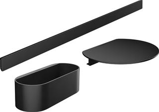 Kupaonska galanterija, komplet - HANSGROHE WallStoris Bathtub - crni