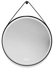 Kupaonsko ogledalo  59 cm - KIELLE Idolio Black - LED rasvjeta i odmagljivač