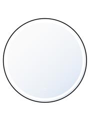 Kupaonsko ogledalo  80 cm - CONCEPTO Bella Black Touch - LED rasvjeta