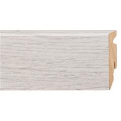 Lajsna za laminat, medijapan 58 mm- FN PROFILE hrast bijeli - 2,4 m