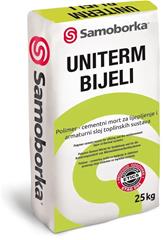 Ljepilo za lijepljenje i gletanje fasada 25 kg - SAMOBORKA Uniterm - bijeli