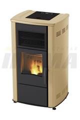 Peć na pelete 10 kW - MBS Pellet - krem