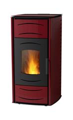 Peć na pelete za centralno grijanje 20 kW - MBS Thermo Pellet - bordo