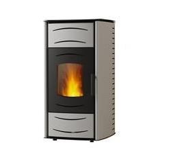 Peć na pelete za centralno grijanje 20 kW - MBS Thermo Pellet - siva