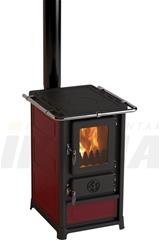 Peć (kamin) na drva 10,3 kW - MBS Olymp - bordo - estetsko oštećenje