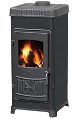 Peć (kamin) na drva  6 - 8 kW - PLAMEN Dora 8 N - crna - minimalno estetsko oštećenje 2