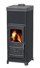 Peć (kamin) na drva  7 - 9 kW - PLAMEN Dora 10 N - crna - minimalno estetsko oštećenje