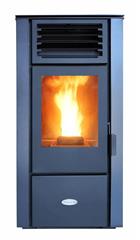 Peć na pelete 10 kW - VERSO VPBS10 - siva, minimalno oštećenje
