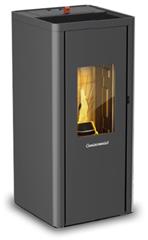 Peć na pelete  8,3 kW - CENTROMETAL CentroPelet A10 - crna - estetsko oštećenje