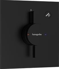 Podžbukna miješalica, 1 potrošač - HANSGROHE DuoTurn E - crna