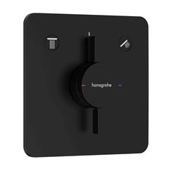 Podžbukna miješalica za 2 potrošača - HANSGROHE DuoTurn Q - crna