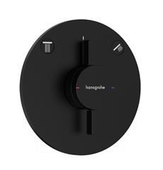 Podžbukna miješalica za 2 potrošača - HANSGROHE DuoTurn S - crna
