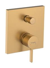 Podžbukna miješalica za 2 potrošača - HANSGROHE Finoris - završna, brušena bronca