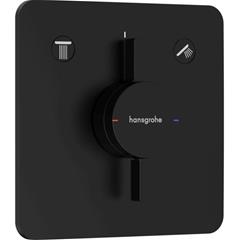 Podžbukna miješalica za 2 potrošača - HANSGROHE DuoTurn Q - crna