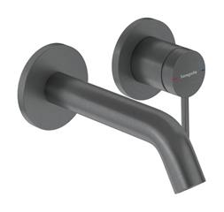 Podžbukna miješalica za umivaonik - HANSGROHE Tecturis S 16  - brušeni crni krom