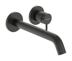 Podžbukna miješalica za umivaonik - HANSGROHE Tecturis S 22  - brušeni crni krom