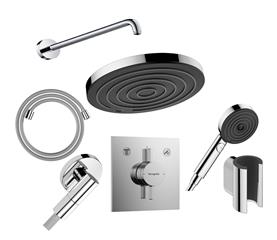 Podžbukni komplet, 2 potrošača - HANSGROHE DuoTurn E Fine