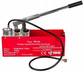 Pumpa za ispitivanje pritiska, ručna - IBO PR - 50