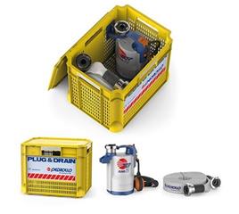 Pumpa za vodu potopna, drenažni set  8 m, 160 l/min - PEDROLLO Plug & Drain TOP 2 Floor