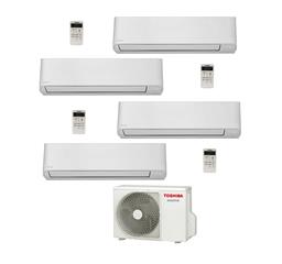 Klima uređaj s 4 unutarnje jedinice (2,5 + 2,5 + 2,5 + 2,5 kW) - TOSHIBA Seiya