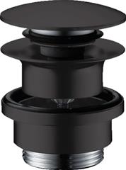 Sifon za umivaonik, gornji dio 5/4" - HANSGROHE Push-Open - crni