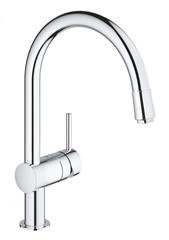 Slavina (miješalica) za sudoper - GROHE Minta J - s tušem - minimalno estetsko oštećenje